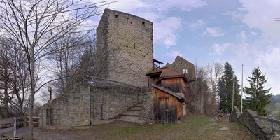 Burgruine Sulzberg im Frühjahr