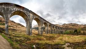 Glenfinnan Viadukt 360° Ansicht von unten