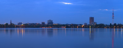 Abendstimmung an der Alster