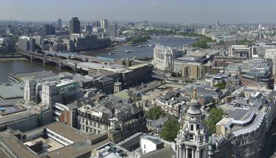 Blick über London - von St. Pauls Kathedrale
